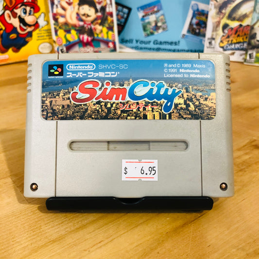 SimCity - Super Famicom Game