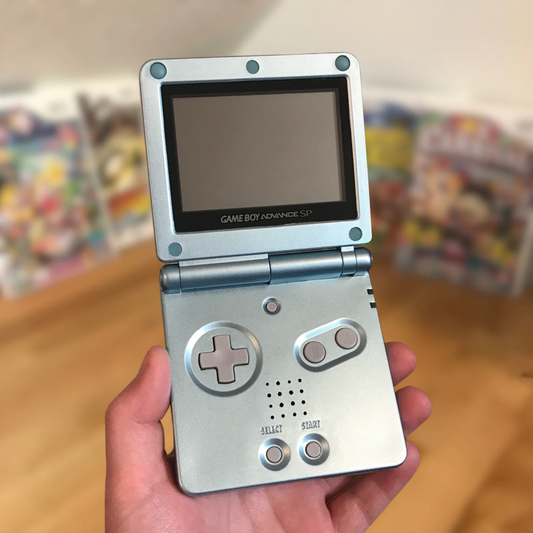 Gameboy Advance SP In Pearl Blue 001 - Good