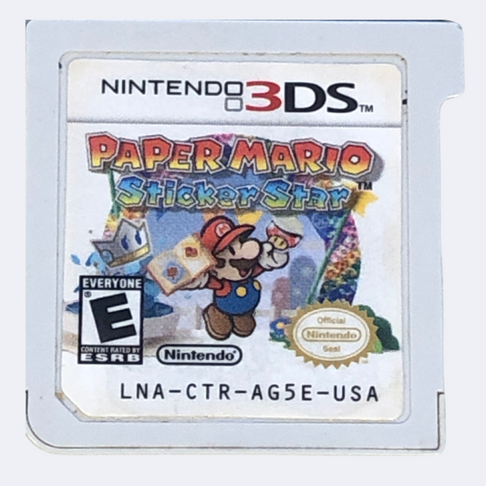 Paper Mario Sticker Star - 3DS Game
