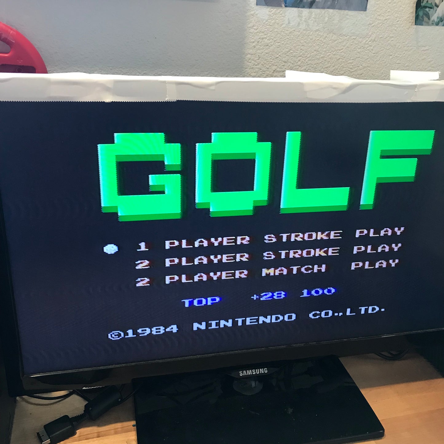 Golf - 5 Pin NES Game