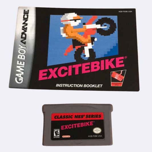 ExciteBike - GameBoy Advance Game With Manual