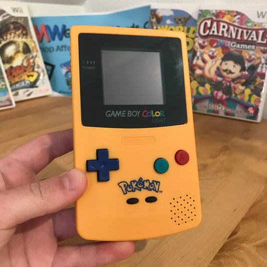 Rare Pokémon Modded Backlit IPS Nintendo Gameboy Color System