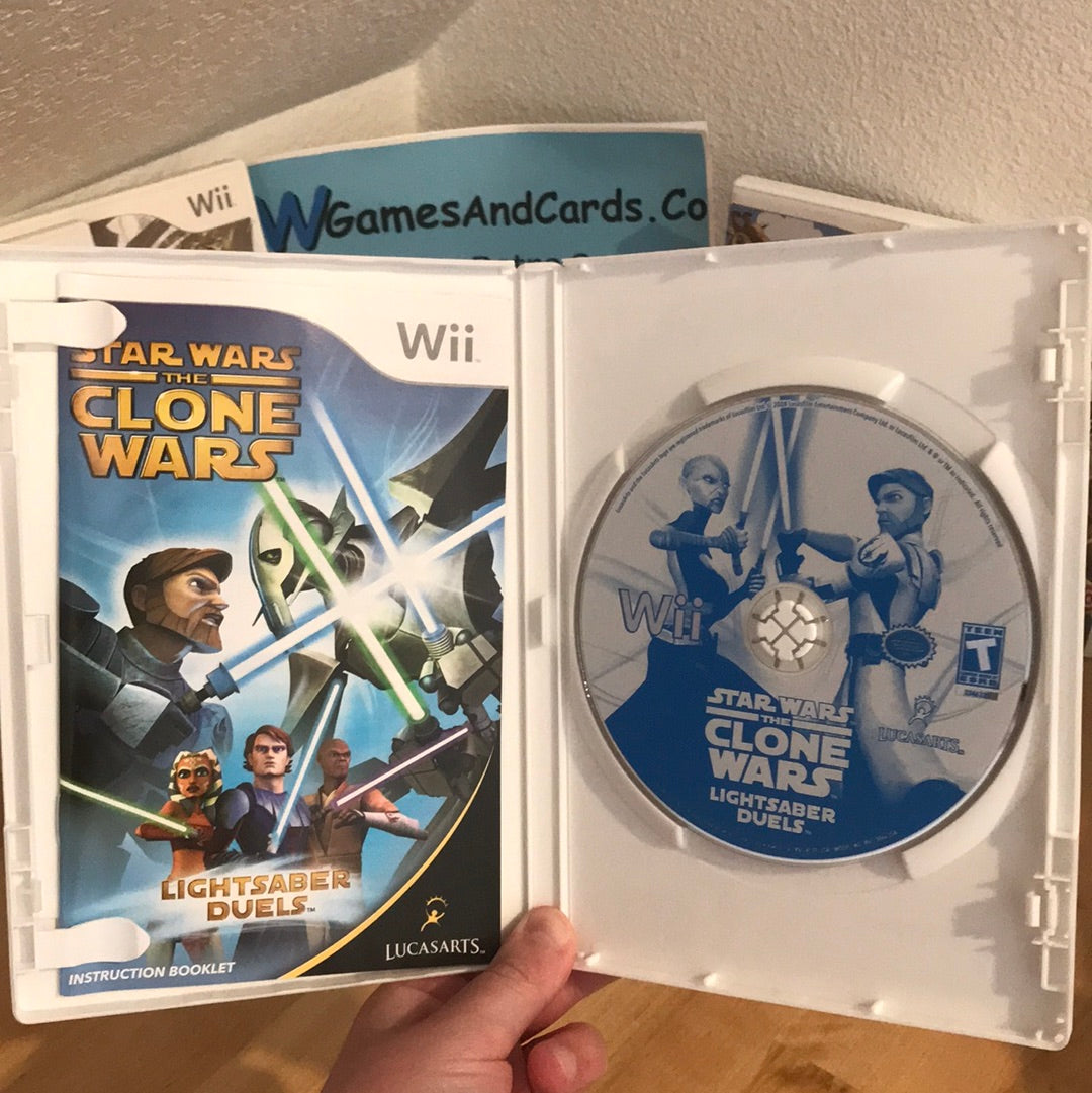 Star Wars The Clone Wars Lightsaber Duels - Wii