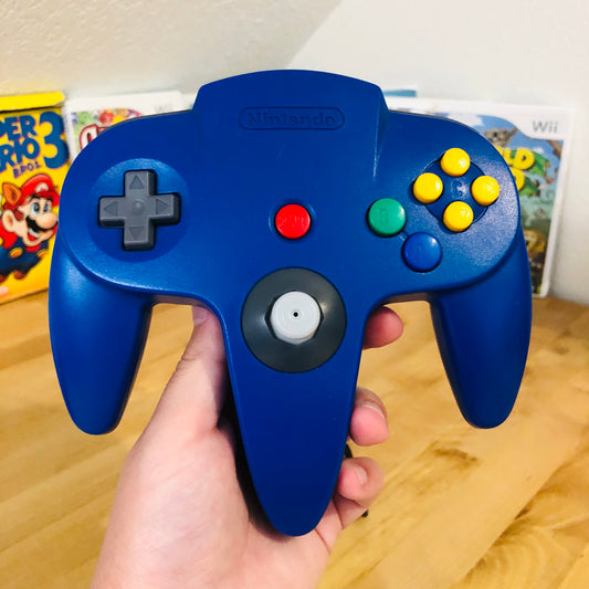 Upgraded Blue N64 Controller