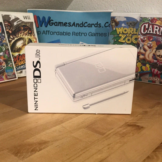 Complete In Box Nintendo DS Lite In Polar White - Acceptable