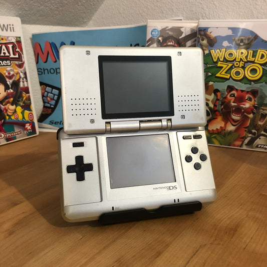 Nintendo DS System In Black And White W/ Charger