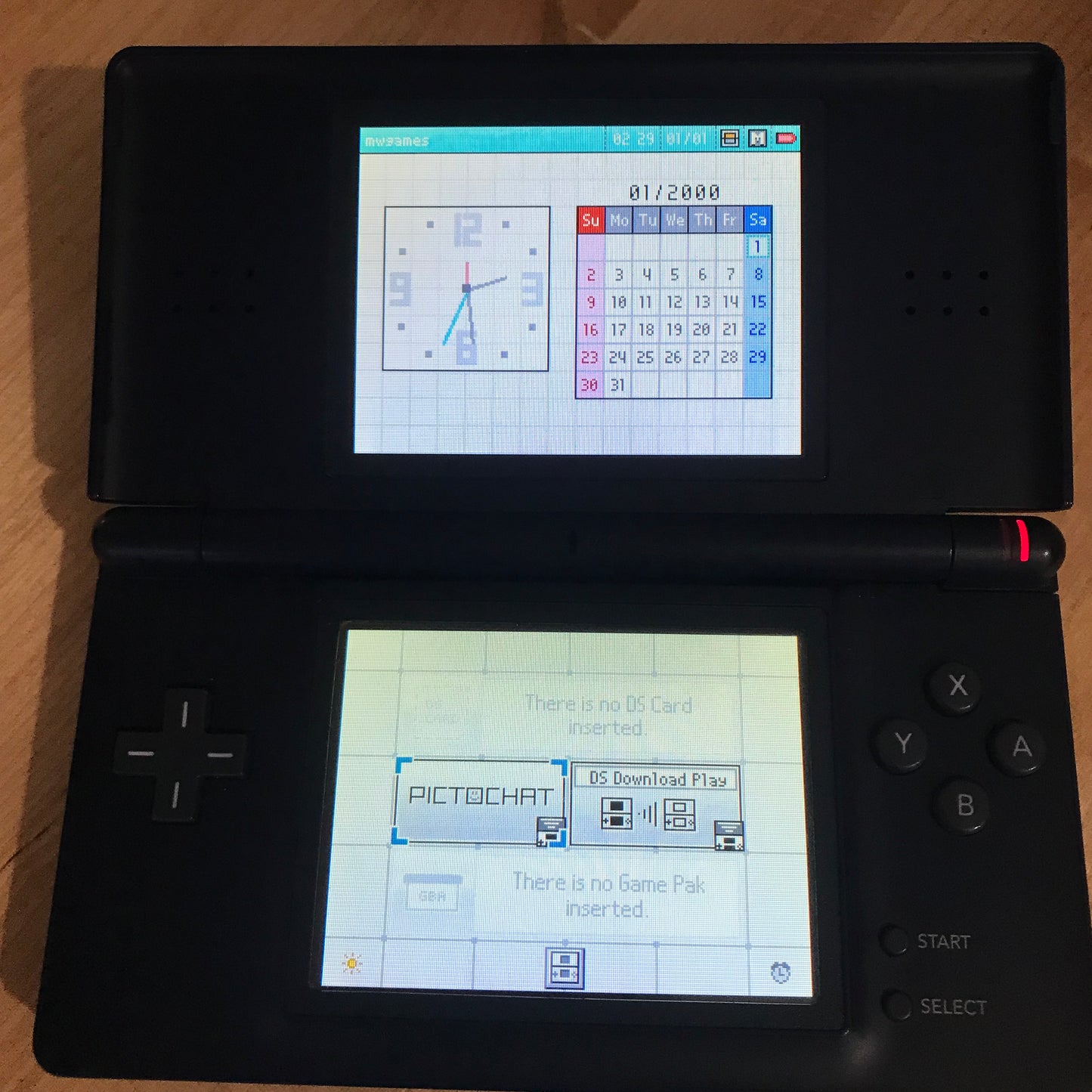 Enamel Navy Nintendo DS Lite System - Acceptable