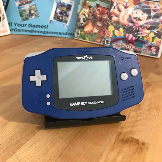 Toys R Us Edition Midnight Blue Nintendo Gameboy Advance System - Good